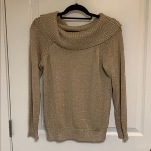 MICHAEL Michael Kors cowl neck sweater w/ sequins